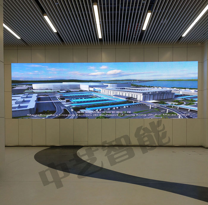 港珠澳大桥—珠澳口岸：来自fb体育手机网页版LED电子显示屏的守望